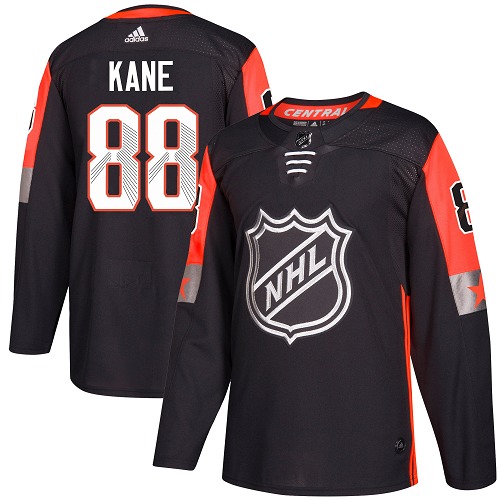 Adidas Men Chicago Blackhawks #88 Patrick Kane Black 2018 All-Star NHL Jersey->chicago blackhawks->NHL Jersey